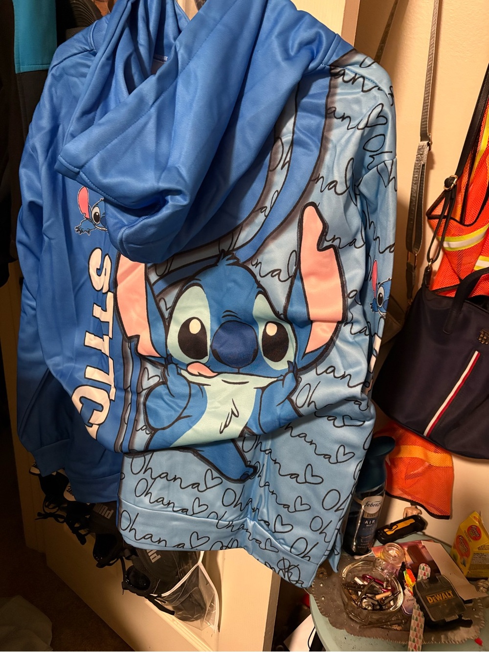 Stitch Blue Graphic Hoodie - Lilo & Stitch Design